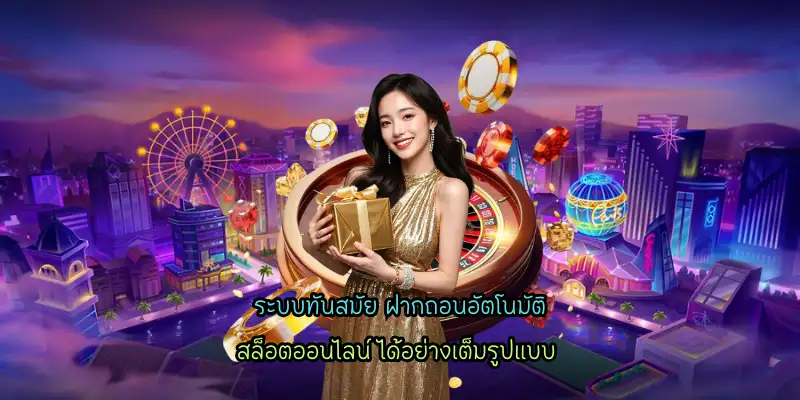 ระบบทันสมัย ฝากถอนอัตโนมัติ
