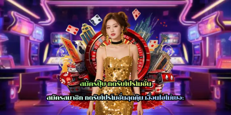 สมัครปุ๊บ กดรับโปรโมชั่น